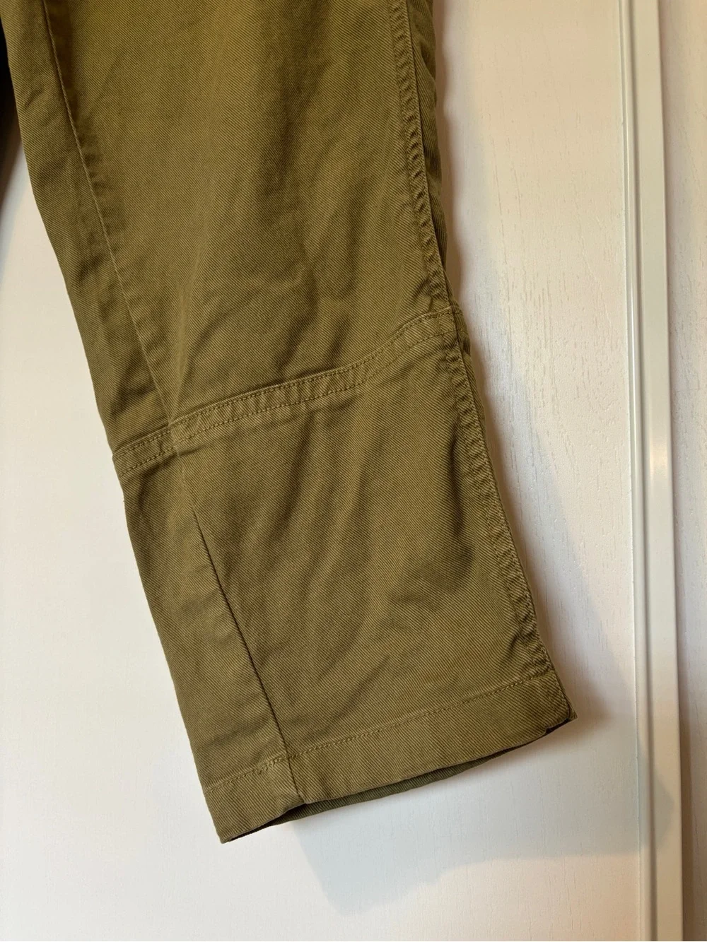 Quince Jeans Size 8 Organic Cotton Stretch Twill Utility Barrel Elevated Basic